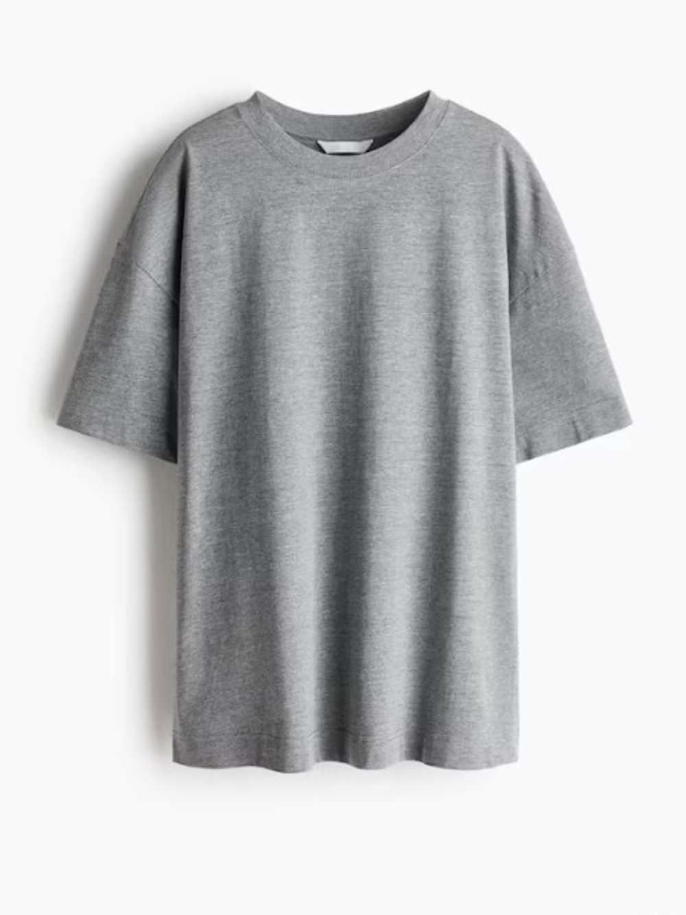 H&M Women Oversized T-Shirt Grey Size S (Feels Like M)